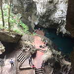 a cavern in the Dominican Republic 